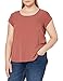 Produktbild ONLY Damen ONLVIC S/S SOLID TOP NOOS WVN T-Shirt, Apple Butter, 36