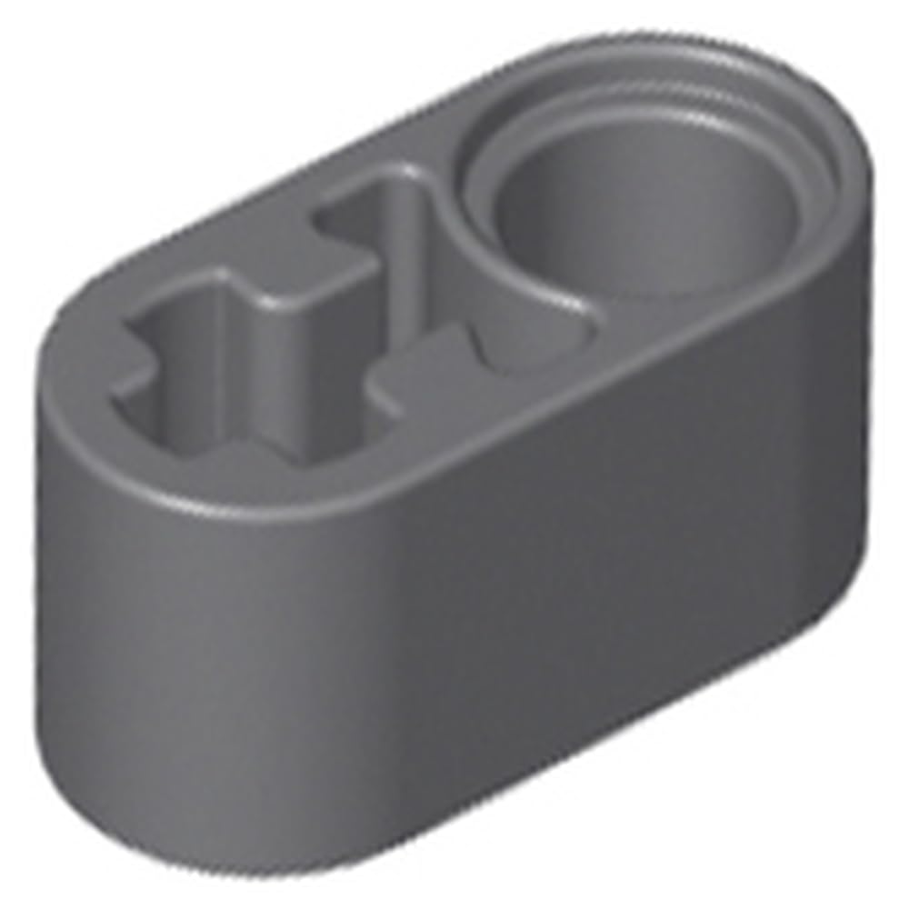 LEGO Technic, Liftarm Thick 1 x 2 - Axle Hole, Part 60483, Choose Your Colour (Dark Bluish Gray, 10, count)
