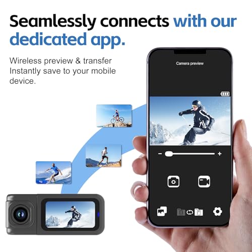 Wolfeevo 4K Thumb Action Cam