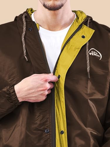 Image of LUX VENUS Reversible Rain Coat for Men.