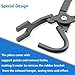 Mejiao Exhaust Hanger Removal Tool,Rubber Bracket and Exhaust Hanger Separation Exhaust Pliers,Compatible with All Exhaust Rubber Hangers