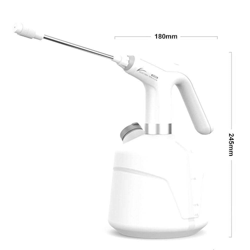Spruzzatore elettrico, flacone spray automatico di grande capacità da 2 l, con tubo di prolunga e batteria a lunga durata, annaffiatoio portatile per giardinaggio, irrigazione piante, pulizia auto e