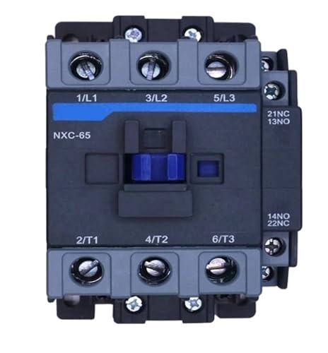 Contacteur magnétique NXC-65 3 phases 65A sur rail DIN AC 220V 380V