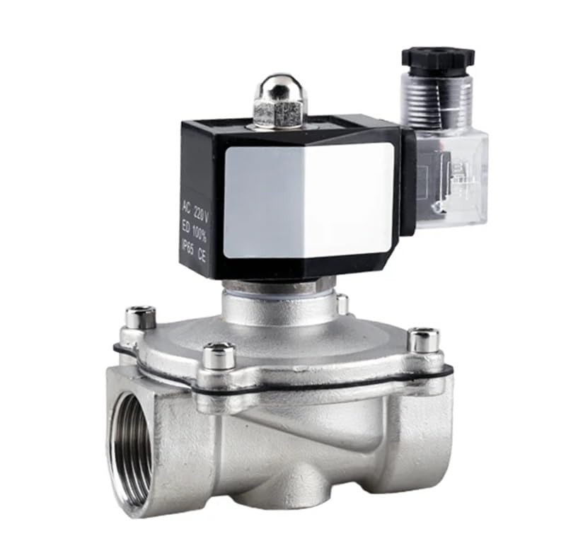 Électrovanne en acier inoxydable 304 DN32 étanche 220V pour une gestion durable des fluides
