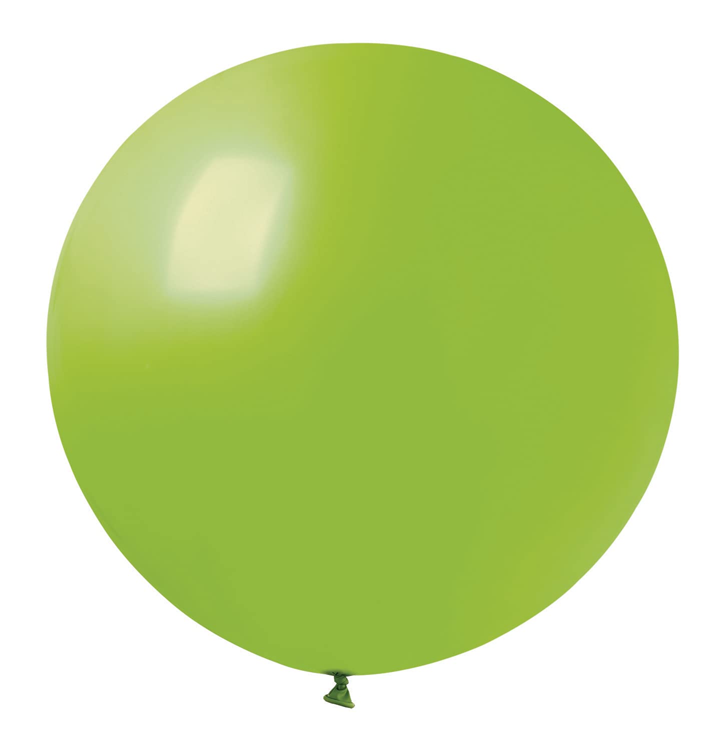 Pack 10 maxi balloons in natural latex Premium Quality G40 (Ø 100cm / 40"), light green