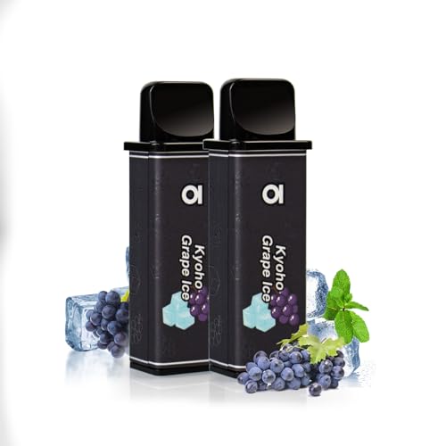 【正規品】 アスパイアGOTEK NANO/GOTEK PRO/GoTek X2/ GoTek X/GoTek S 充填済みカートリッジ 4.5ml pod 1箱(2個) for アスパイアGoTek Series 電子タバコ 付き物 (巨峰 1箱(2個)