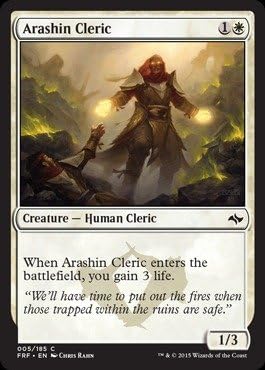 Magic The Gathering - Arashin Cleric (005/185) - Fate Reforged