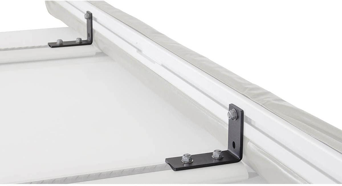 Rhino Rack Batwing Tubular Rack Awning Bracket Kit, Fits Round or Square Tubes up to 1.1 Inch (28 mm) Diameter, Mount Your Full Size or Compact Batwing Awning to Your Car, Truck, SUV, or Van (33103)
