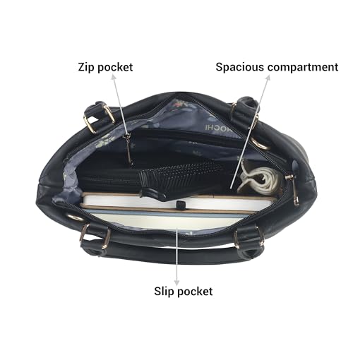 Image of Mochi Women's Quilted Faux Leather Handbag