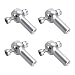 uxcell 4 PCS M3/3mm 26mm Linkage Rod End Tie Rod End Ball Head Joint Adapter Silver Tone for RC Car Crawler Boat