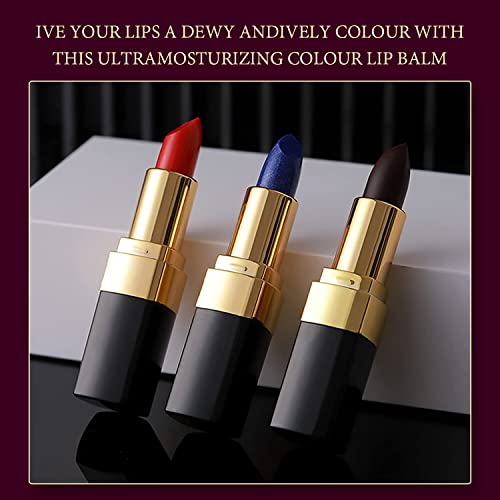 Firstfly Magic Color Change Lipstick Set, Blue Changed Into Pink Lip Gloss, Moisturizer Long Lasting Nutritious Lip Balm For Women Girls, Ph Temperature Color Changing Lip Stain (Cherry) #TOP6