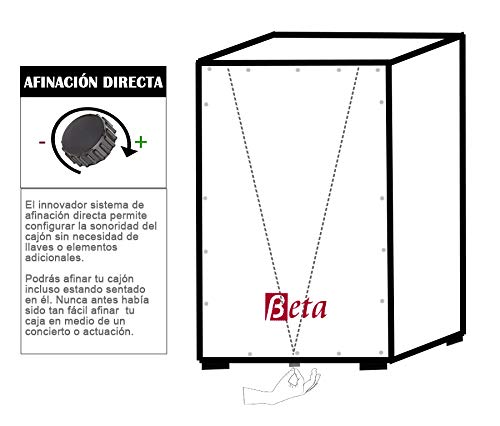 Cajón flamenco 'Beta' (by Cortés) mod Camarón