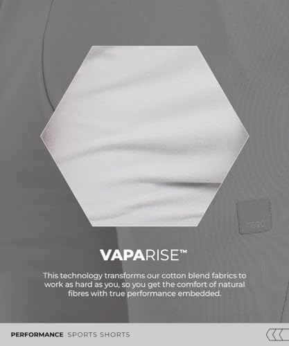 Image of TEGO Revive Shorts | Soft Stretch Recovery Shorts | Slim Fit | VAPArise Fabric | Training, Travel & Lounge Wear | Men's Gym Shorts