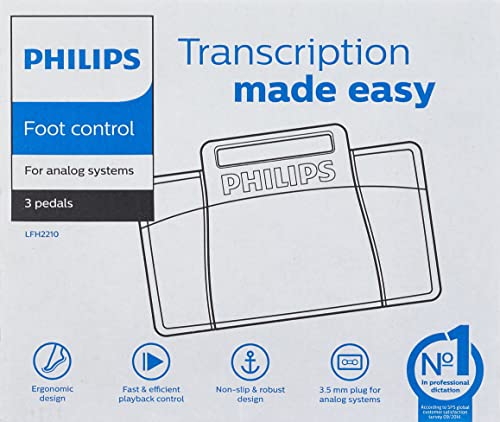 Philips Lfh-2210 Transcription Foot Pedal #TOP2