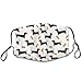 WUXEKZO Adults Boys Girls Warm Protective Masks Fashion Scarf Anti Dust Windproof Mouth Cover, Dachshund Mouth Decoration for Sports Travel Hiking