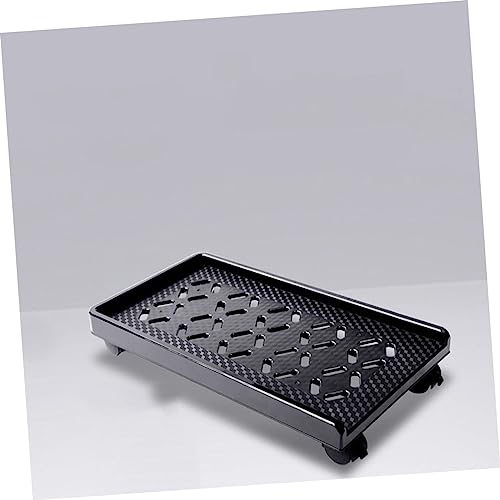 Soporte móvil para CPU SEWACC con ruedas y freno, diseño de esquinas redondeadas, eleva dispositivos del suelo miniatura 7