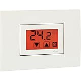 Dimensiones 69x50x51 mm - Cronotermostato de pared ve453700 Chronos 230 blanco semanal VEMER Alimentación 230 V