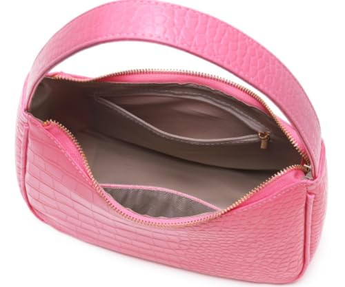 Image of CYHTWSDJ Shoulder Bags for Women, Cute Hobo Tote Handbag Mini Clutch Purse with Zipper Closure