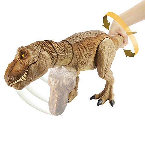 Jurassic World Epic Roarin’ Tyrannosaurus Rex Large Action Figure With Primal Attack Feature, Sound, Realistic Shaking, Movable Joints; Ages 4 Years & Up #TOP3