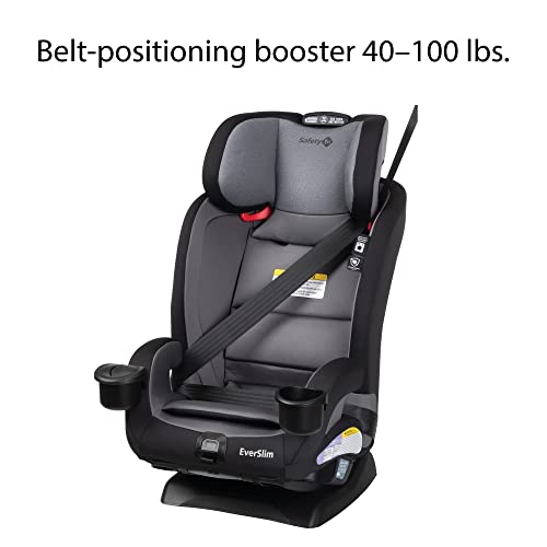 Safety 1St Everslim Dlx All-In-One Convertible Car Seat, 4 Modes Of Use: Rear-Facing, Forward-Facing (22–65 Lbs), Belt-Positioning Booster (40–100 Lbs), Backless Booster (40–100 Lbs), High Street #TOP3