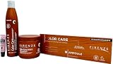 Firenze Professional Color Care Shampoo 10.1 oz, Mask Treatment 13.5 oz & Leave-in Treatment 12x13ml Free Starry Lip Plumping Gloss 10ml