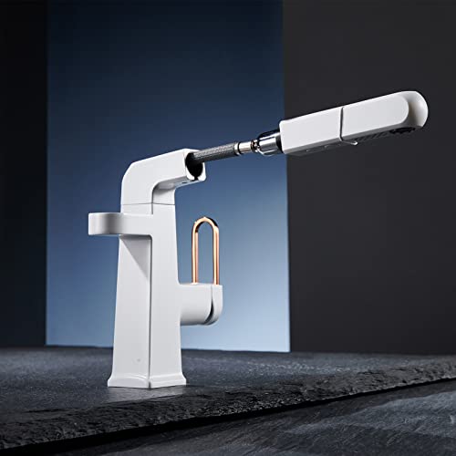 Robinet de lavabo extractible pour éviter les éclaboussures et brûlures