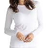 Eczema Clothing for Adults – White Long Sleeve Shirt for Women – Itch Relief, Ultra-Soft, and Eco-Friendly – AD RescueWear – No Zinc or Dyes (Medium)
