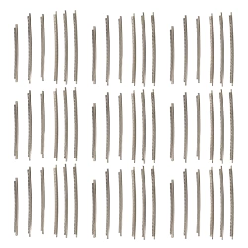 HANABASS Alambre para Trastes de Guitarra Eléctrica 48 Piezas Grosor 24 MM Repuesto para Diapasón de 24...