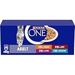 PURINA ONE Mini Fillets Mixed Selection in Gravy Adult Wet Cat Food 40x85g