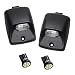 HERCOO License Plate Light Lens w/LED Bulbs Aftermarket Replacement Compatible with 2005-2015 Toyota Tacoma 2002-2013 Tundra (Qty:2, White)