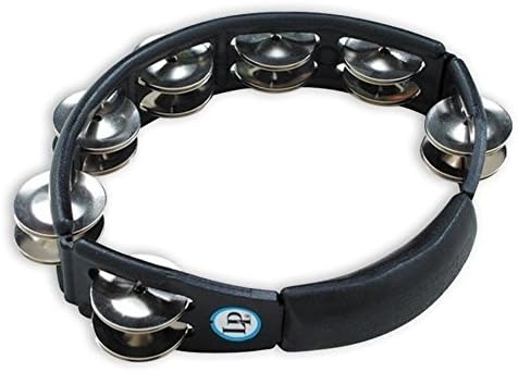 LP150 Cyclops, Steel Jingles, Black, Hand Held Tambourine