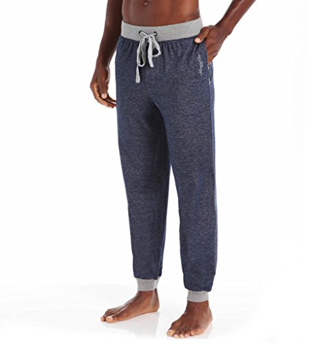 Kenneth Cole New York Men's Soft Comfy Marled Lounge Pant with Cuffed Ankle