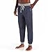 Kenneth Cole New York Men's Soft Comfy Marled Lounge Pant with Cuffed Ankle