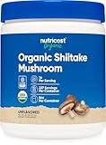 Nutricost Organic Shiitake Mushroom Powder 8oz - 100% Organic Certified, Gluten Free, Non-GMO