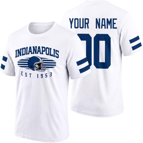 Image of T-Shirt Custom Name and Number Personalized Gifts | Crewneck Short Sleeves T-Shirt for Men S-4XL