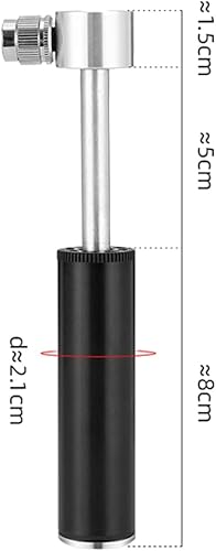 Miniatura 2 de Mini bomba de bicicleta portátil, bomba de aire de bicicleta de aluminio, fácil inflable, bomba de baloncesto de bola, bomba de aire de alta presión