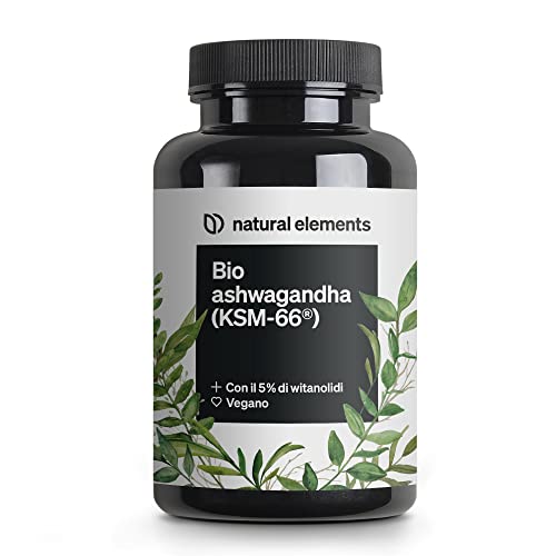 Bio Ashwagandha KSM-66 – Alto Dosaggio – 180 Capsule