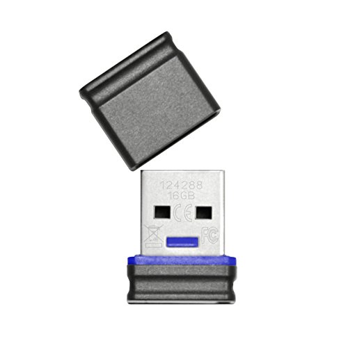Platinum 16 GB Mini USB-Stick USB 2.0 schwarz