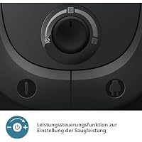 PHILIPS 6000 Series Staubsauger mit Beutel - 900 W, 99,9% Staubaufnahme, TriActive+LED-Düse, HEPA-Filter >99,99%, 4 L s‑Bag Kapazität, Mini-Turbobürste, Schwarz (XD6142/12) – Ansicht 8