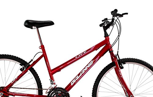 Bicicleta Aro 26 Dal'annio Bike Life Feminina 18 Marchas Vermelha
