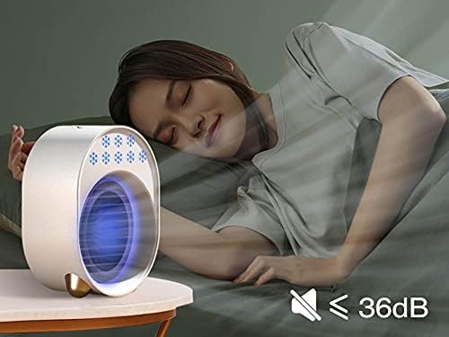 Mobile Air Conditioners No Drip, Air Conditioner Fan Portable Usb Misting Cooling Fan For Office, Adjustable Cooling Fan For The Car, Stylish And Lightweight, Silent Energy Saving (White)