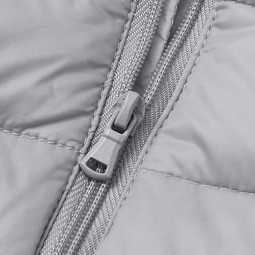 Boys Girls Packable Quilted Winter Jackets Long Sleeve Hooded Down Jacket Lightweight Outwear with Pockets 2-14 Years4