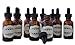 Royal Green 1 Oz (30 ml) 10 Pack Amber Glass Bottles Boston round with glass eye dropper + Include LABELS for your marking convenience