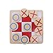 TOYANDONA 1 Juego de Juguetes de Madera de Tres en Raya para Niños Juegos de Mesa Clásicos Y Familiares para Niños Adultos