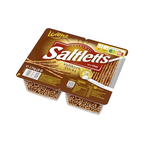 Lorenz Snack World Saltletts Sticks Vollkorn, 16er Pack (16 x 175 g)