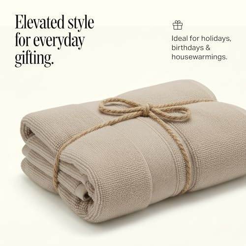 Preston Lane Douro Bath Mat – 100% Cotton, Plush & Absorbent Quick-Dry Bathroom Rug – Hotel-Quality Floor Mat for Shower or Tub, Made in Portugal, Clay by Preston Lane - Image 5