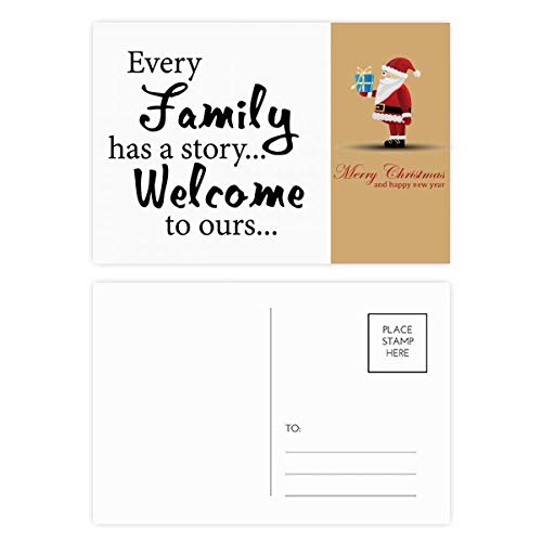Cartes postales Family Story solidement cartonnées pour écrire sans transpercer l'encre