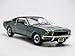 GreenLight Collectibles Bullitt 1968 Ford Mustang GT Fastback Vehicle with Cars Figure (1:18 Scale), Green