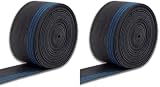 IPEA Correa Elástica para Sofá, Sillones – [ 10 Metros ] - Made in Italy – Ancho 70 mm - Cuerda de Tracción de 3 Rayas para Ssientos y Respaldos – Elasticidad 70% (Paquete de 2)