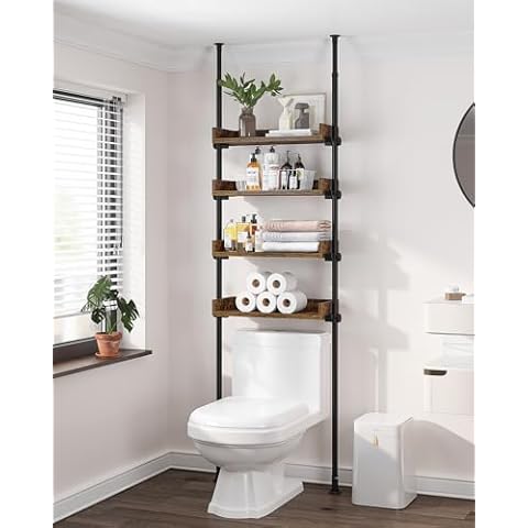 ALLZONE 4-Tier Over the Toilet Storage Organizer Cover
